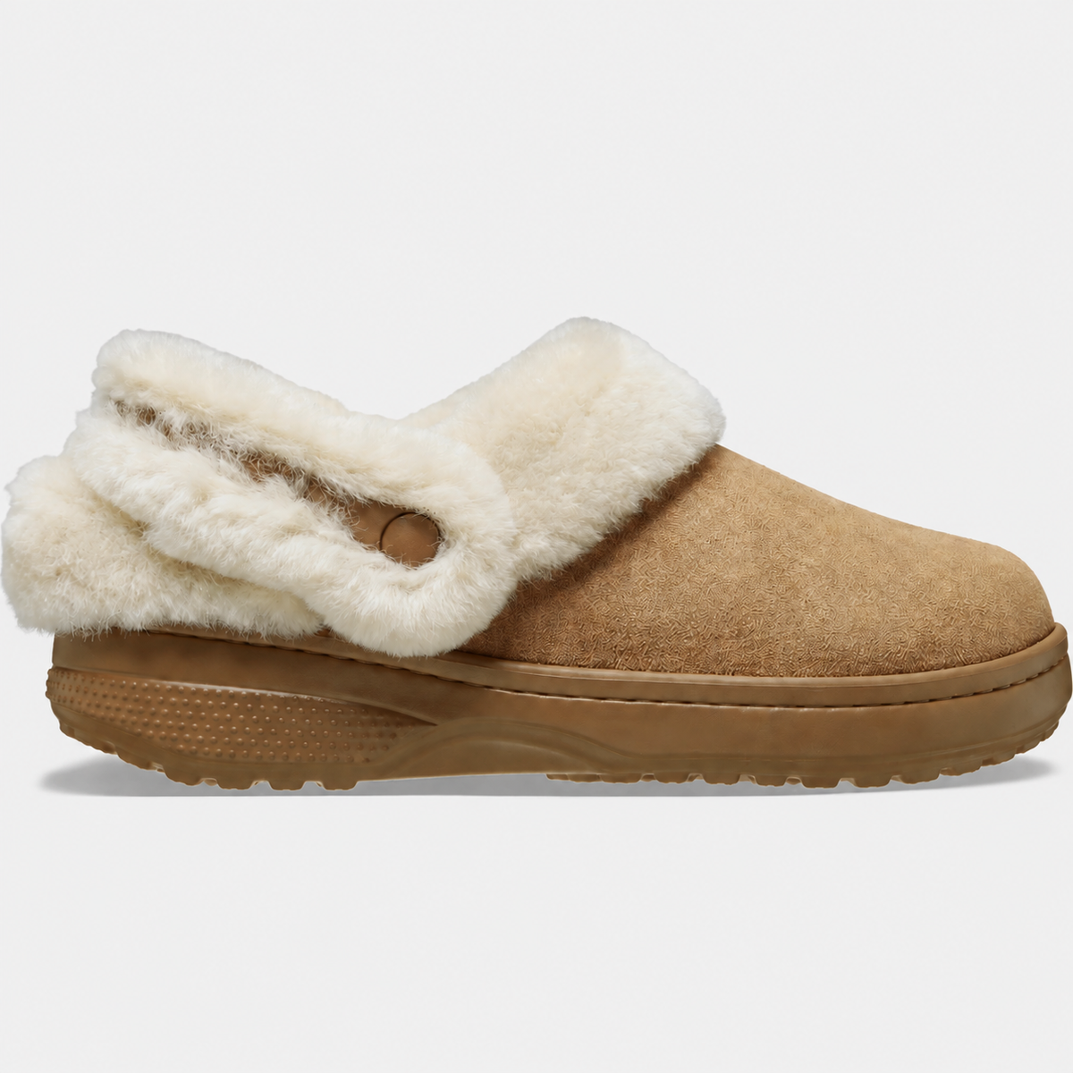 Women’s Faux-Fur Lined Vegan Suede Clogs