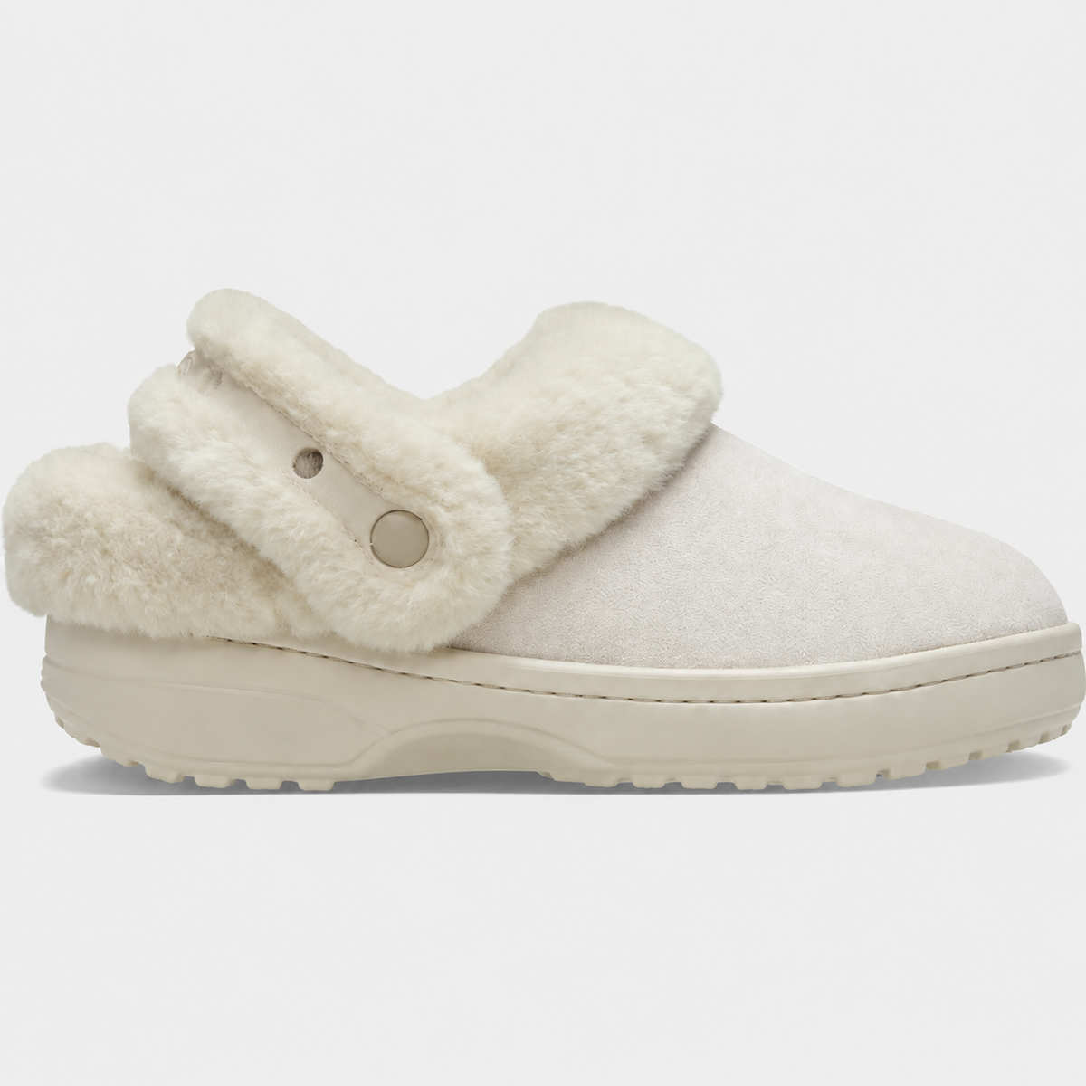Women’s Faux-Fur Lined Vegan Suede Clogs