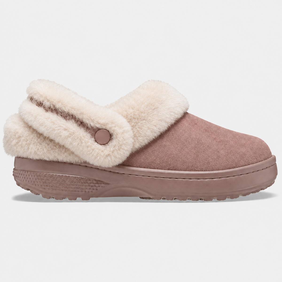 Women’s Faux-Fur Lined Vegan Suede Clogs