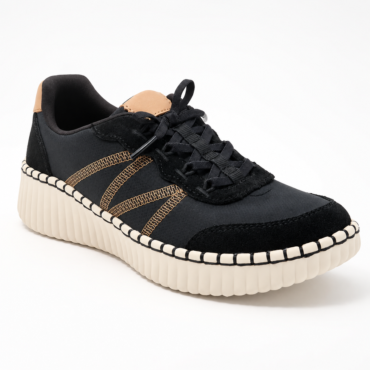 Women’s Lightweight Faux Suede Platform Sneakers