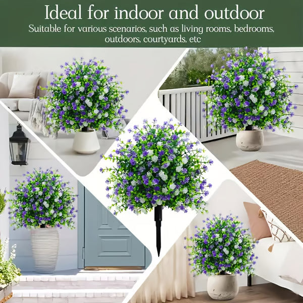 🎁Last Day Sale - 50% Off🔥Artificial Potted Trees With Ground Stakes🌼