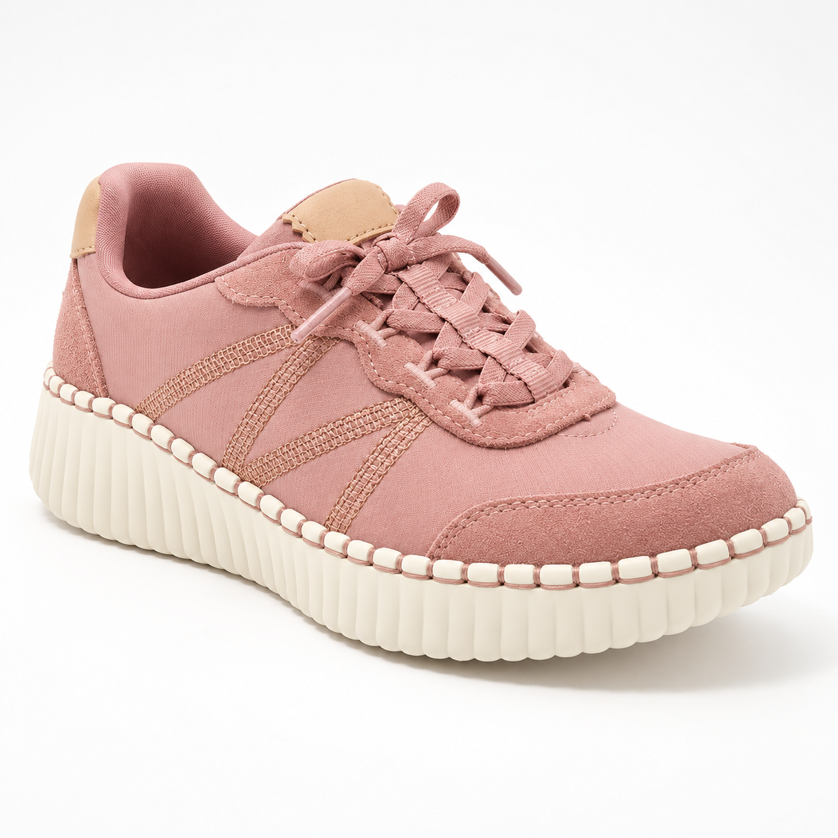 Women’s Lightweight Faux Suede Platform Sneakers